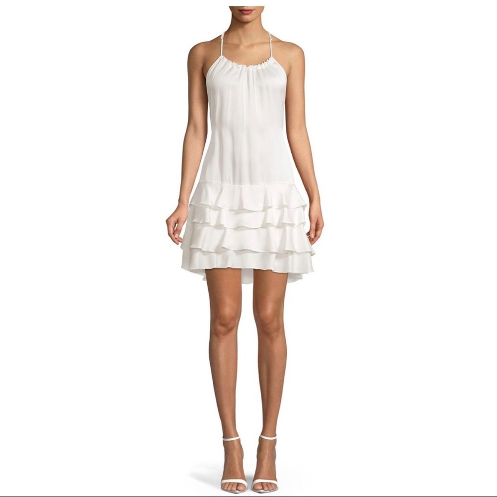 Marissa Webb White Satin Dress